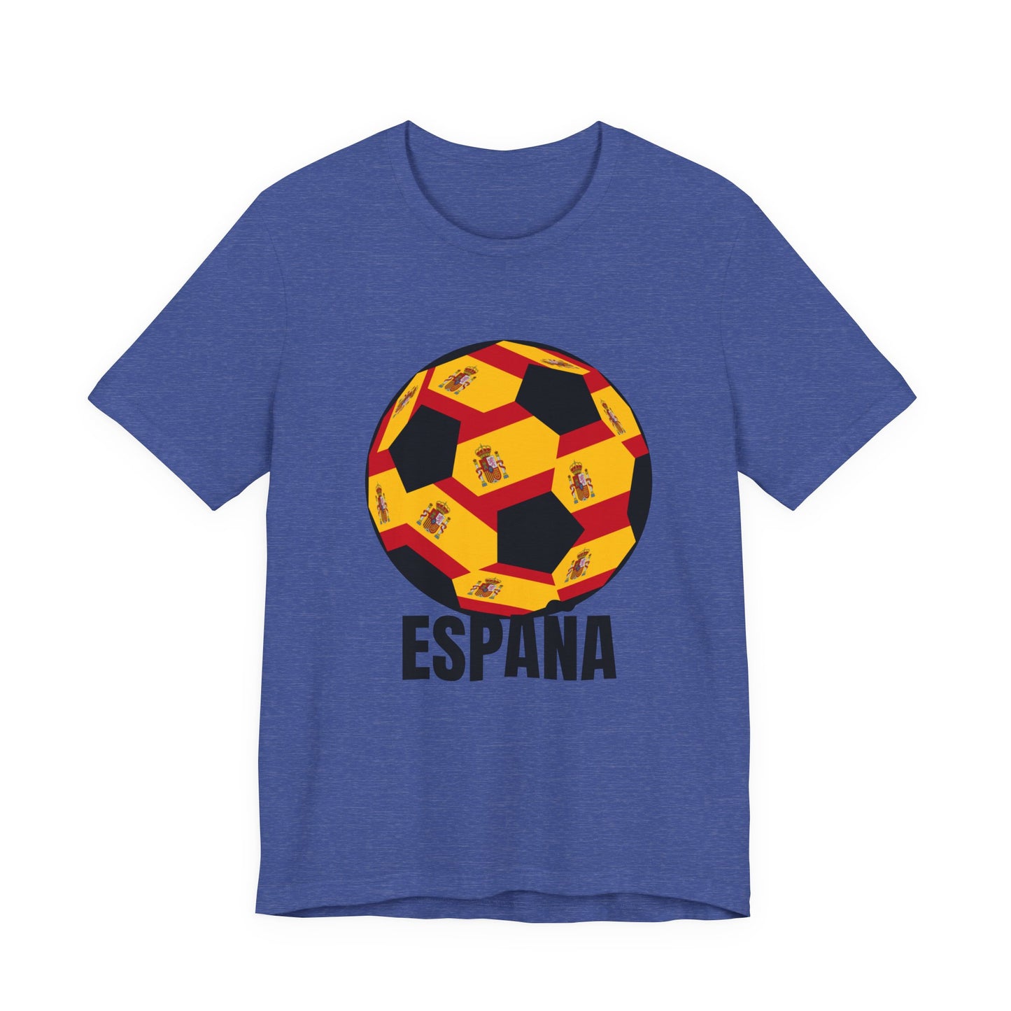 Spanish Fan España T-Shirt Black Text