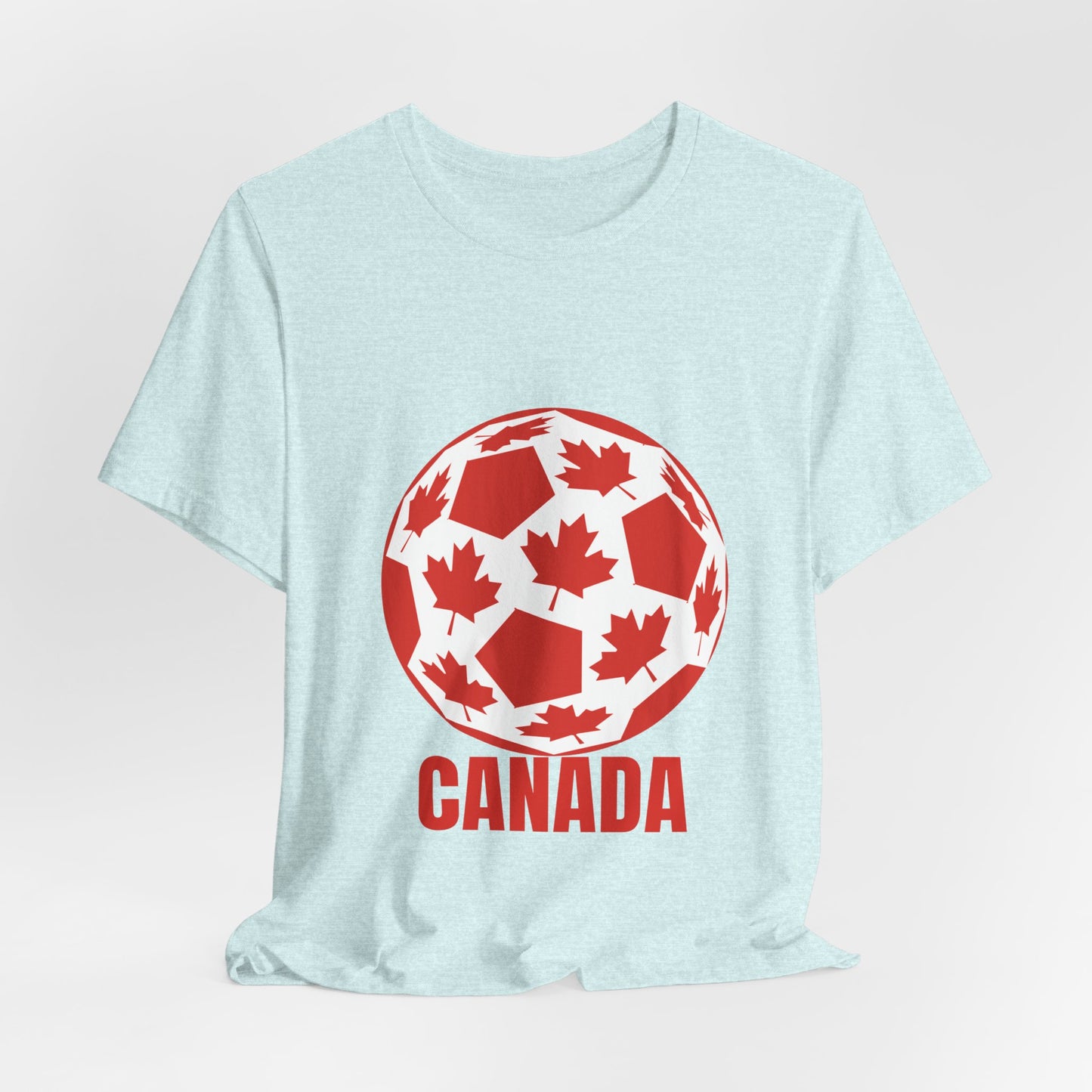 Canada Fan Specialty Soccer Ball Design T Shirt