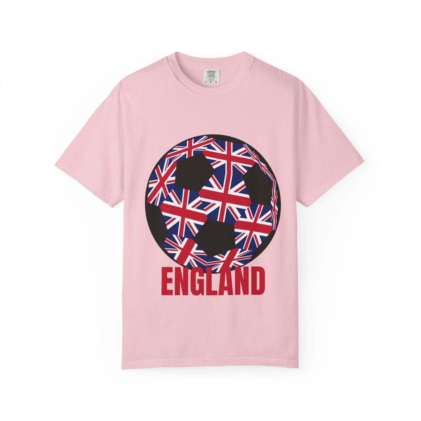 English Style Specialty Soccer Ball Design T Shirt