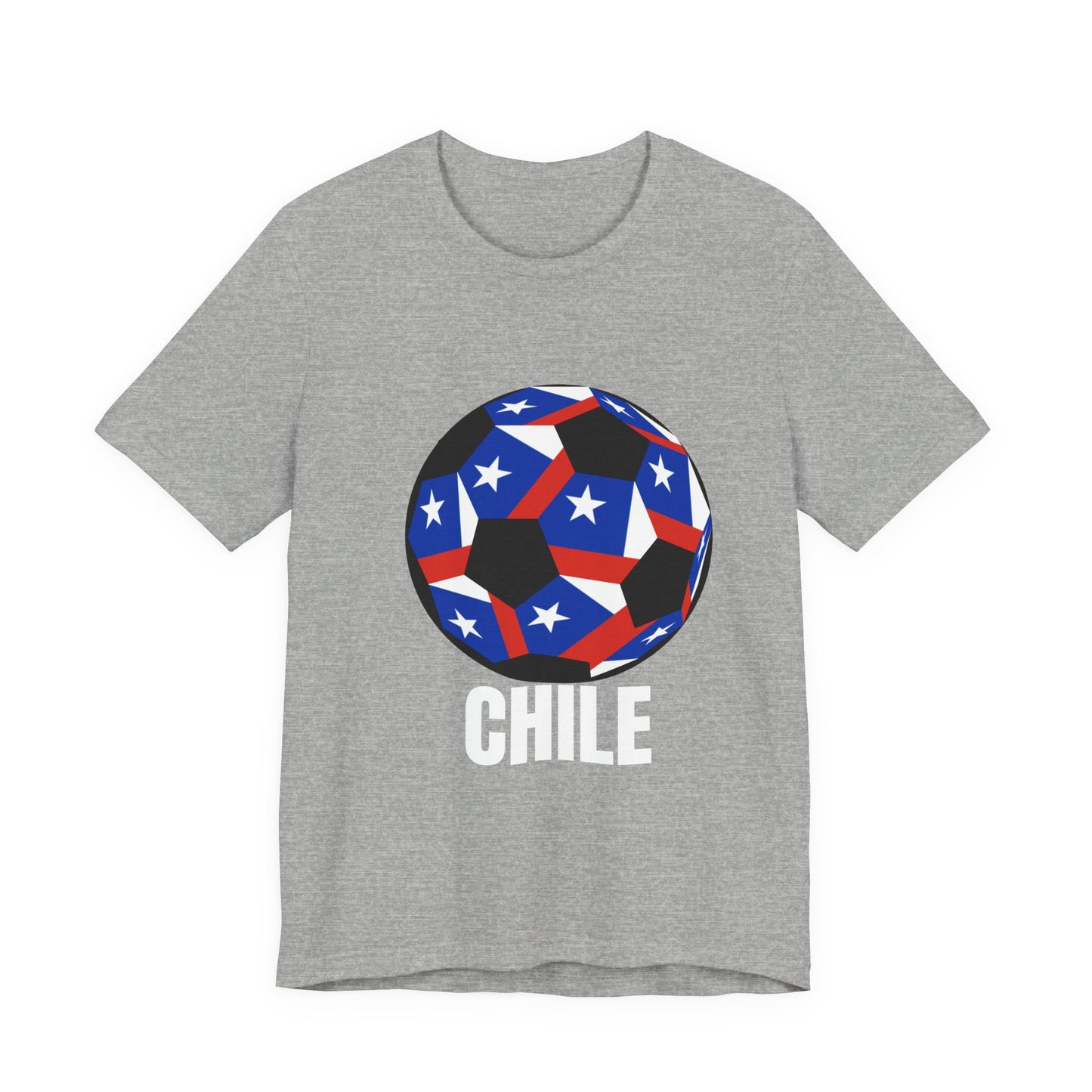 Chile Fan Specialty Soccer Ball Design T Shirt