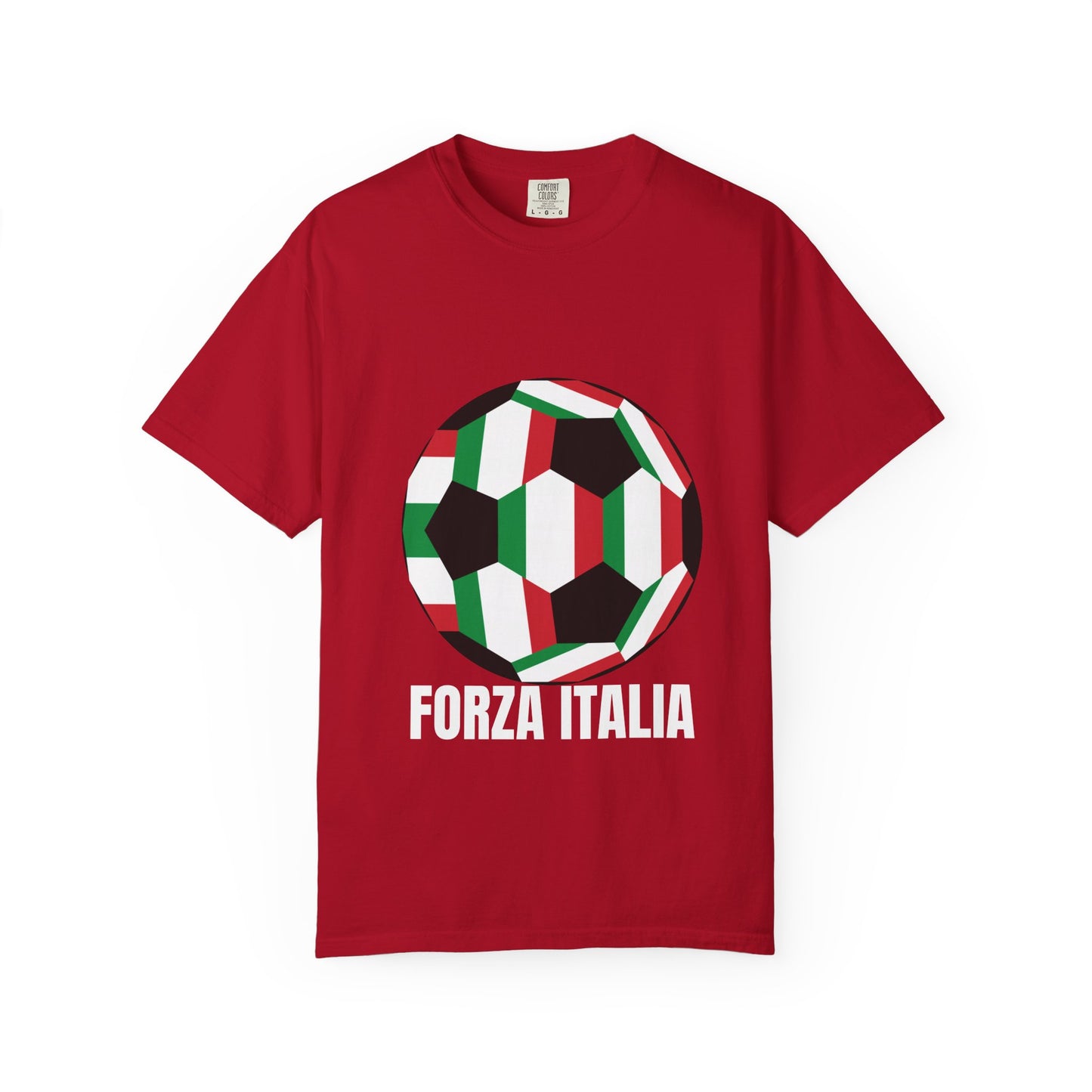 Forza Italia Fan Specialty Soccer Ball Design T Shirt