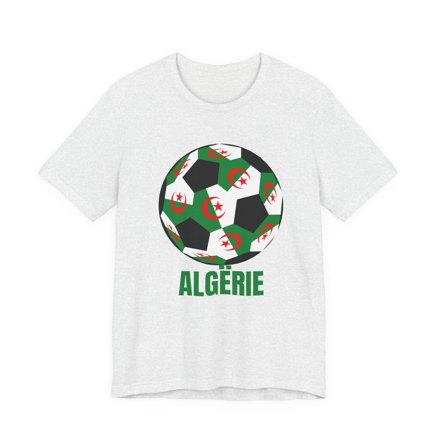 ALGËRIE Fan Specialty Soccer Ball Design T Shirt