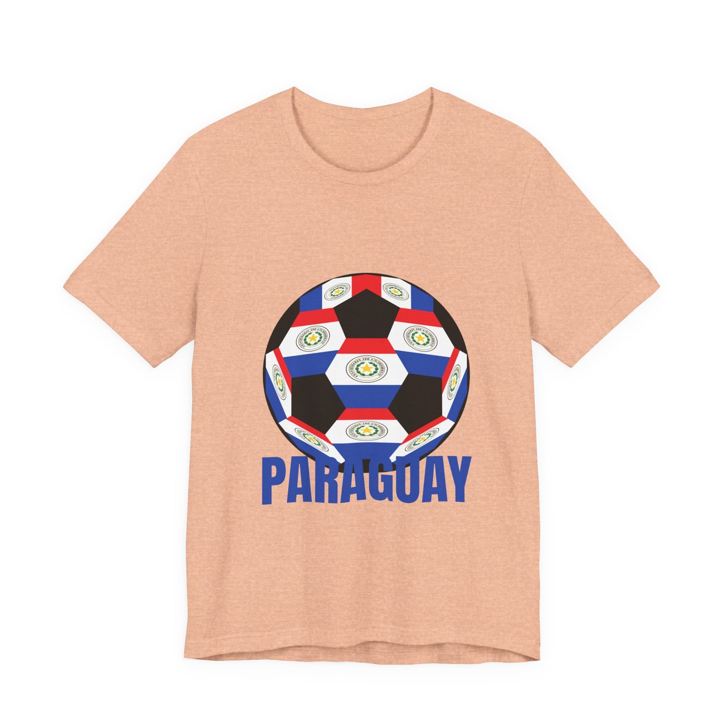 Paraguay Fan Specialty Soccer Ball Design T Shirt