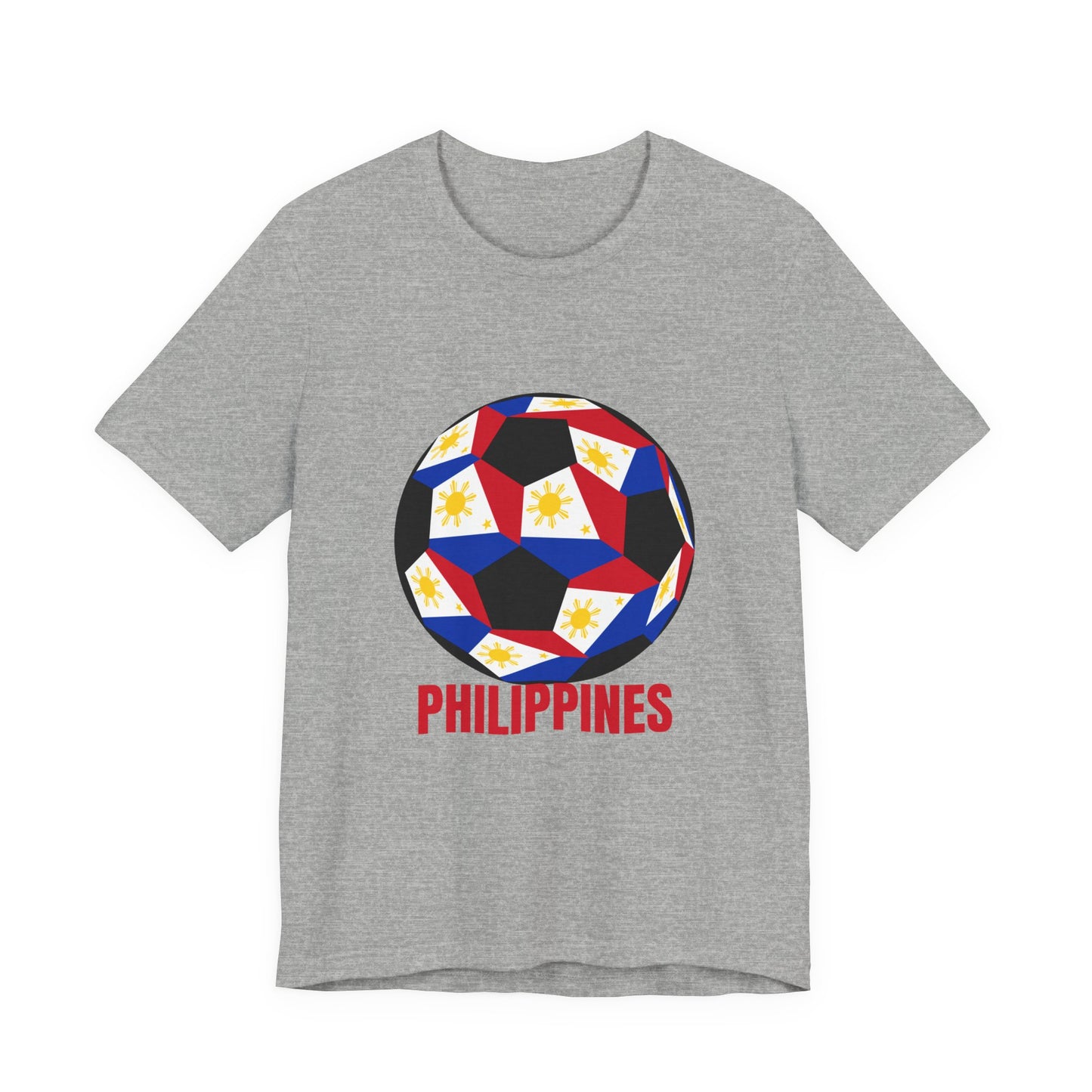 Philippines Fan Specialty Soccer Ball Design T Shirt