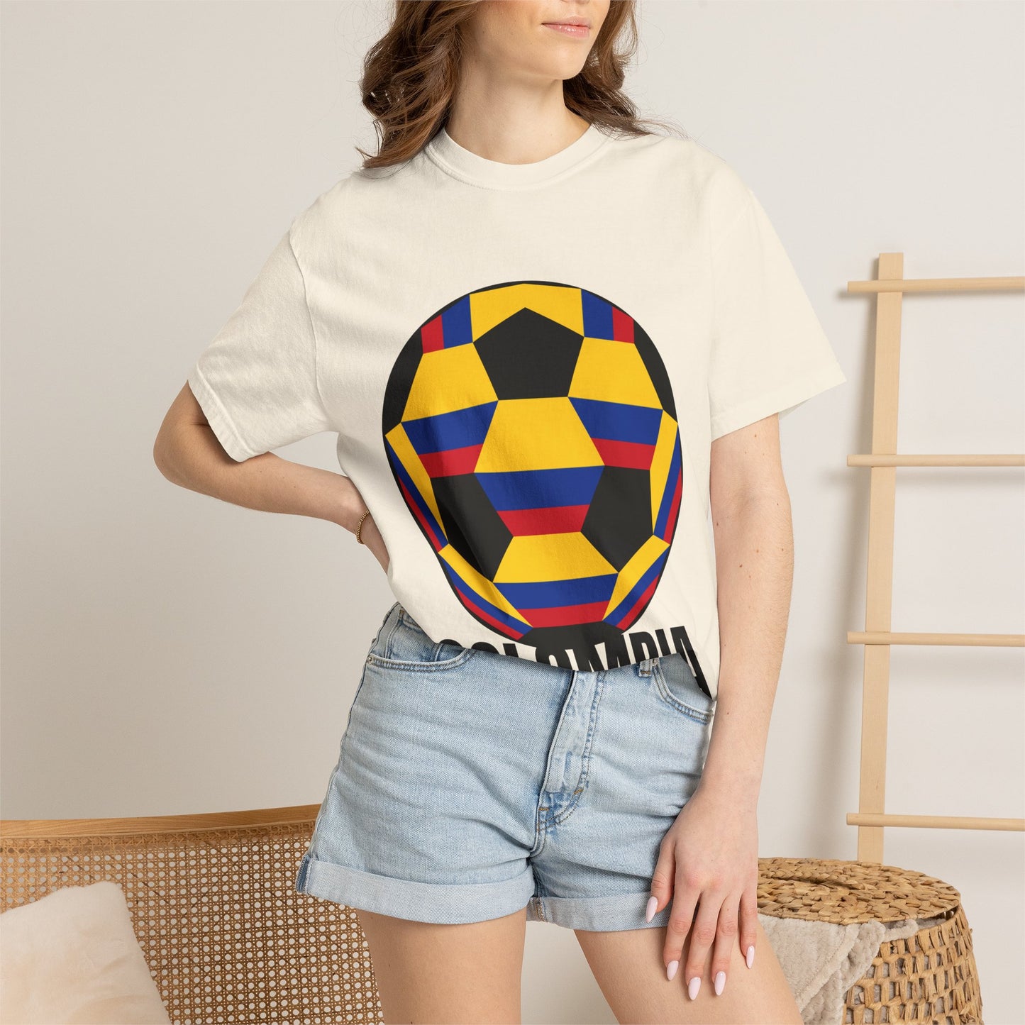 Columbia Fan Specialty Soccer Ball Design T Shirt