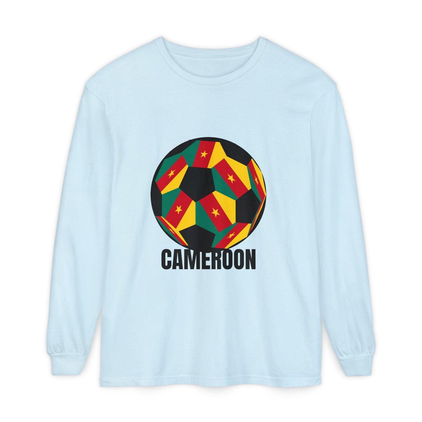 Cameroon Fan Specialty Soccer Ball Design T Shirt