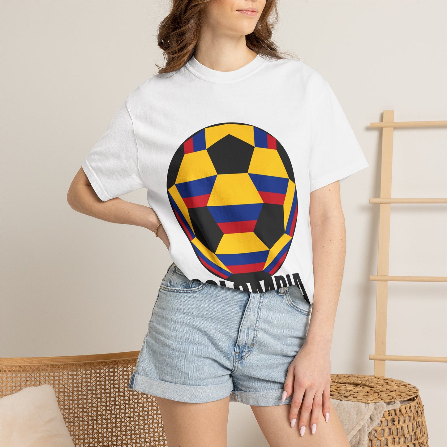 Columbia Fan Specialty Soccer Ball Design T Shirt