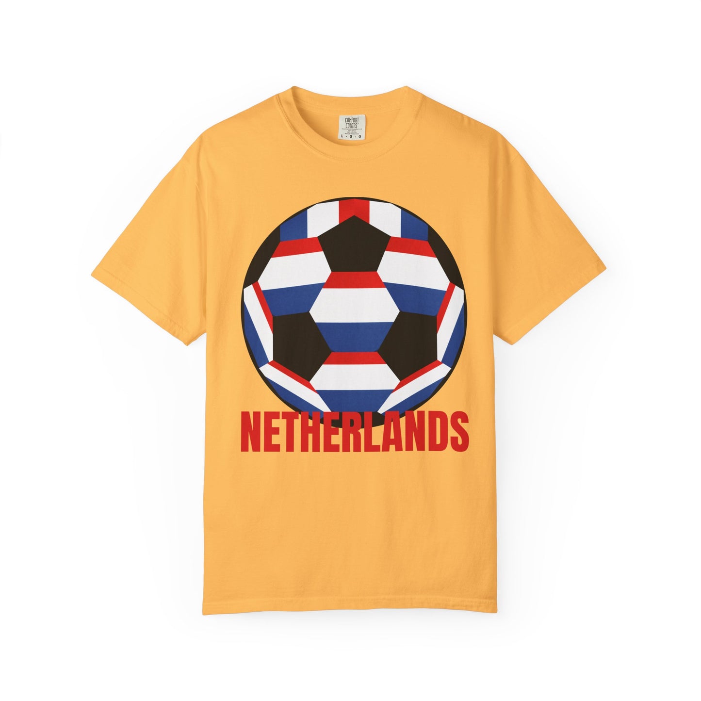 Netherlands Fan Specialty Soccer Ball Design T Shirt