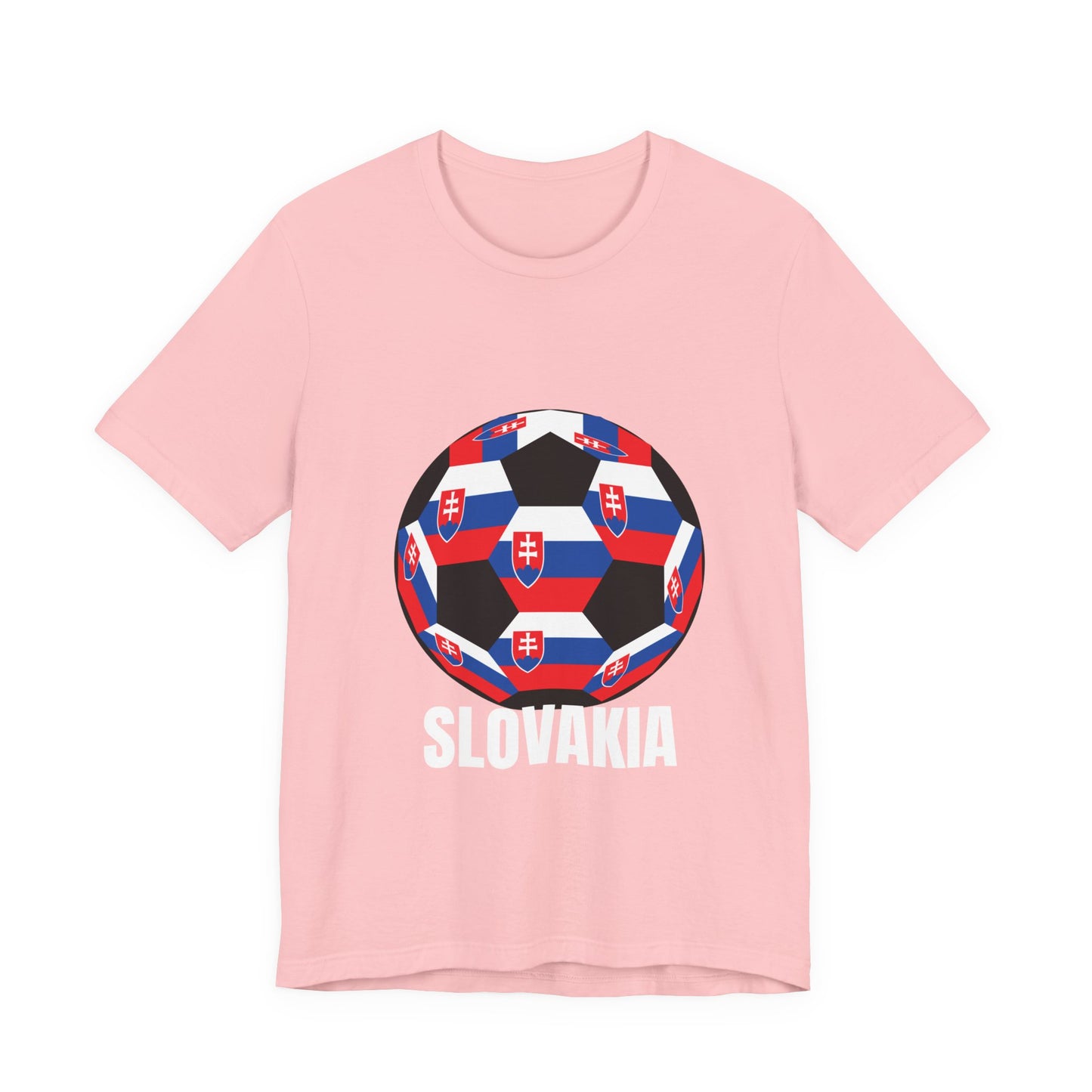 Slovakia Fan Specialty Soccer Ball Design T Shirt