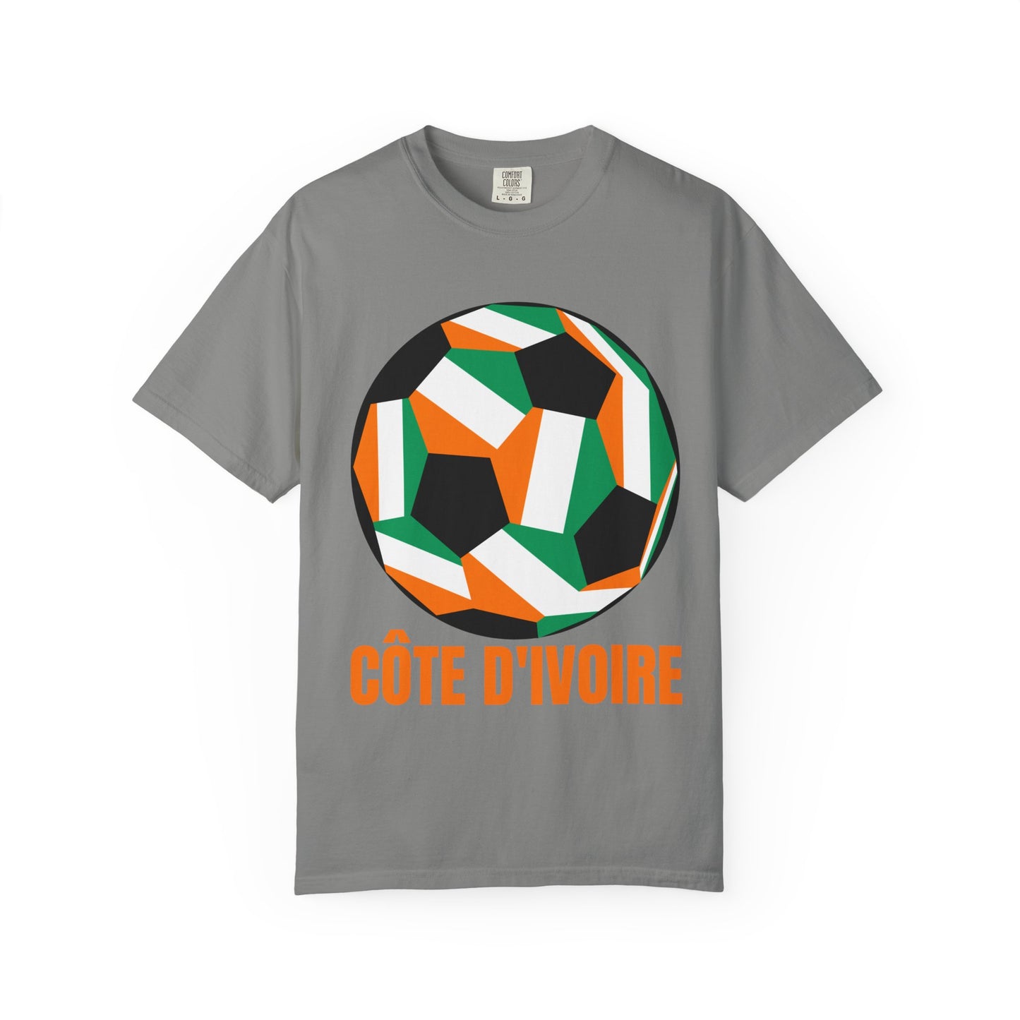 CÔTE D' IVOIRE Fan Specialty Soccer Ball Design T Shirt