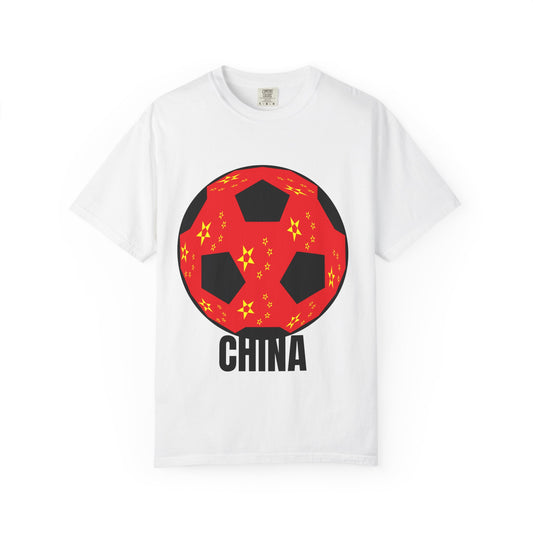 China Fan Specialty Soccer Ball Design T Shirt