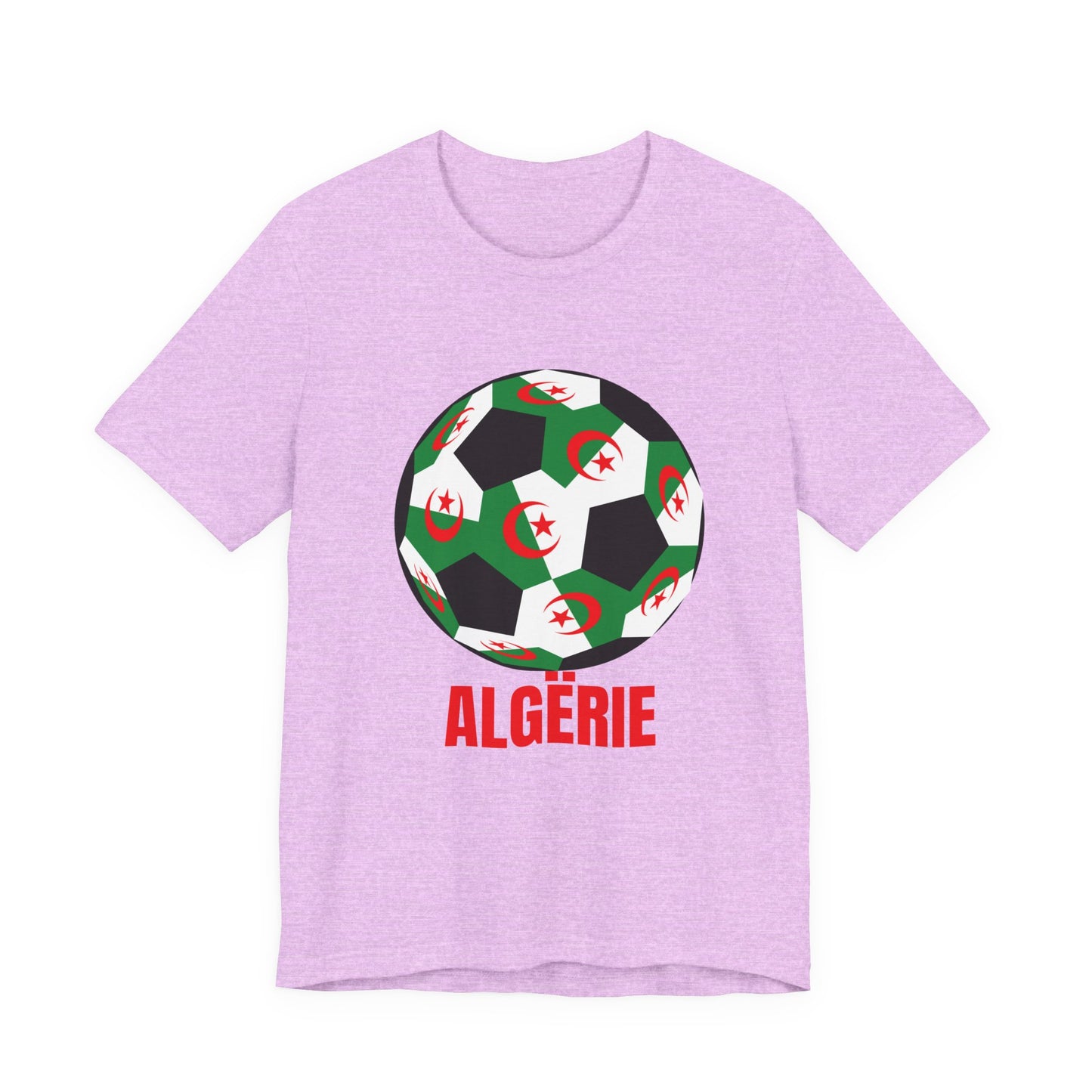 ALGËRIE Fan Specialty Soccer Ball Design T Shirt