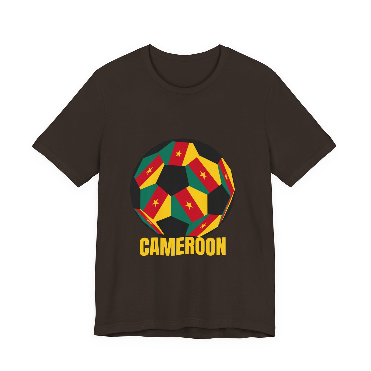 Cameroon Fan Specialty Soccer Ball Design T Shirt