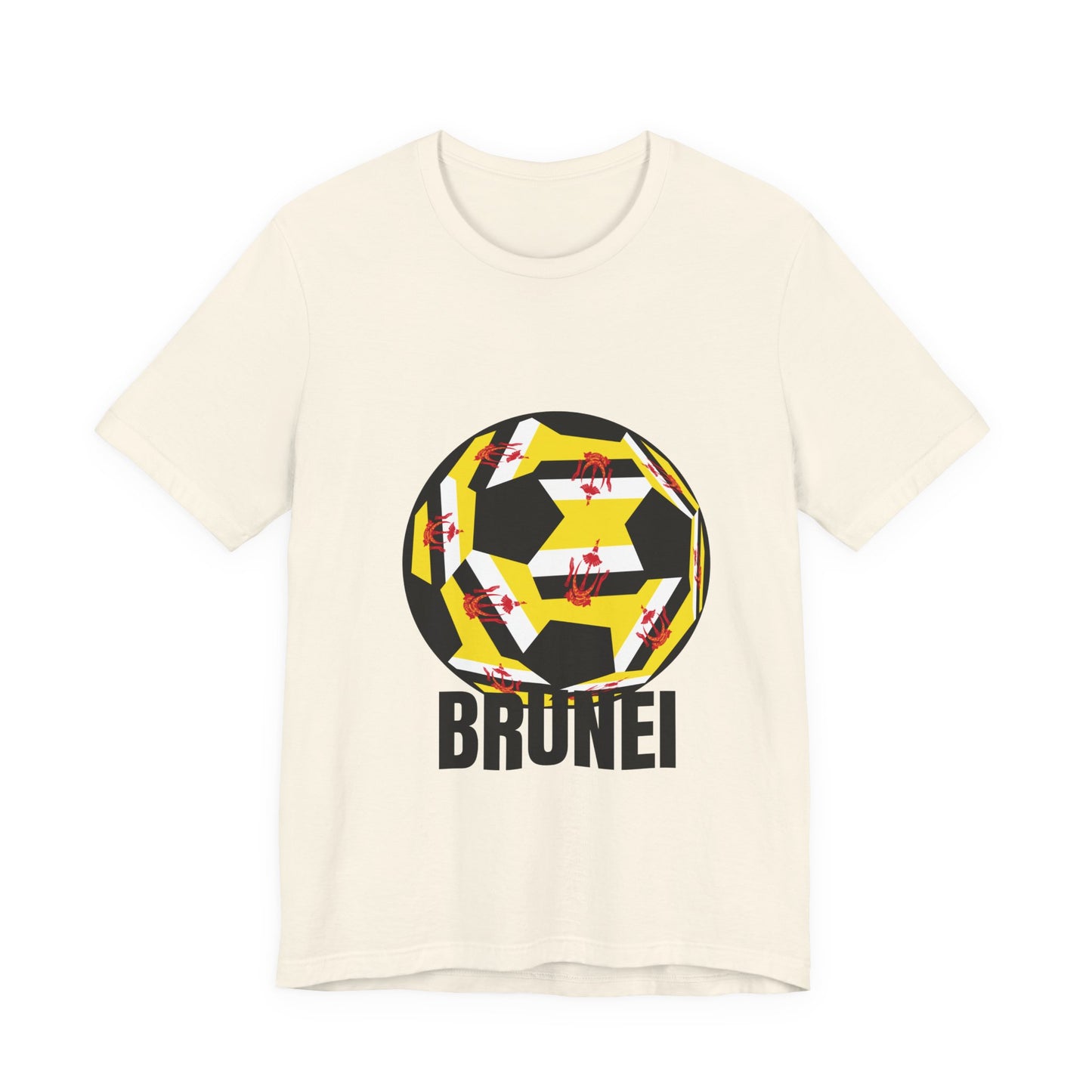 Brunei Fan Specialty Soccer Ball Design T Shirt