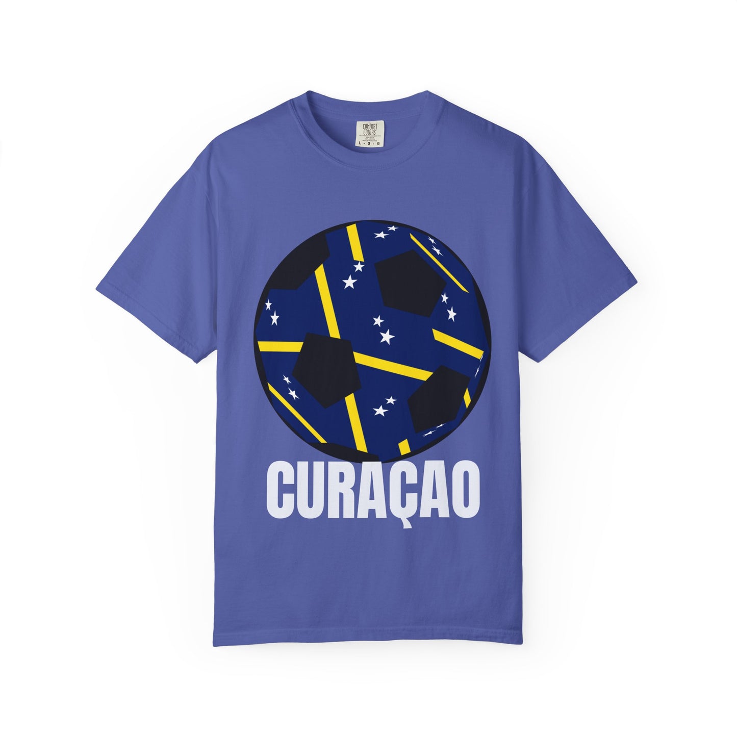 CURAÇAO Fan Specialty Soccer Ball Design T Shirt