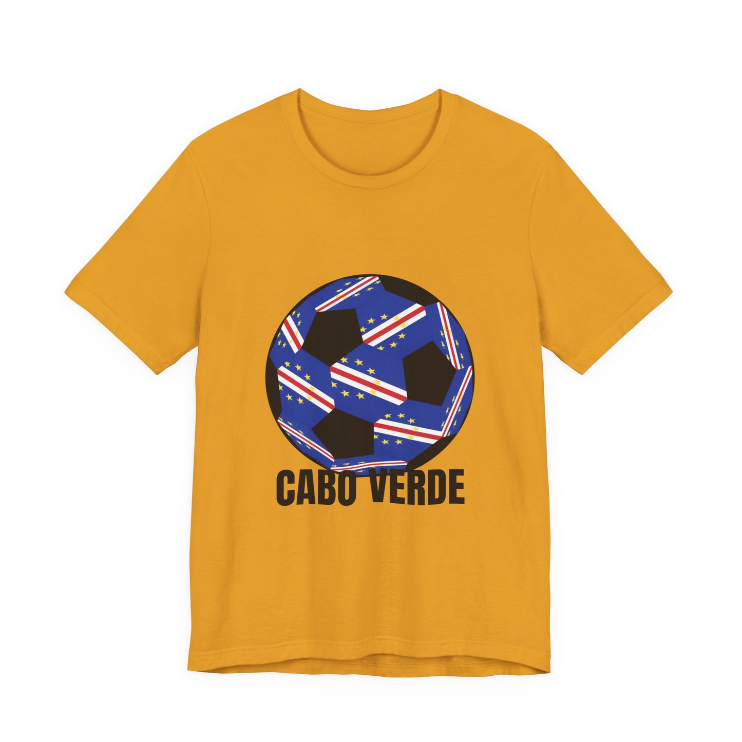 Cabo Verde Fan Specialty Soccer Ball Design T Shirt