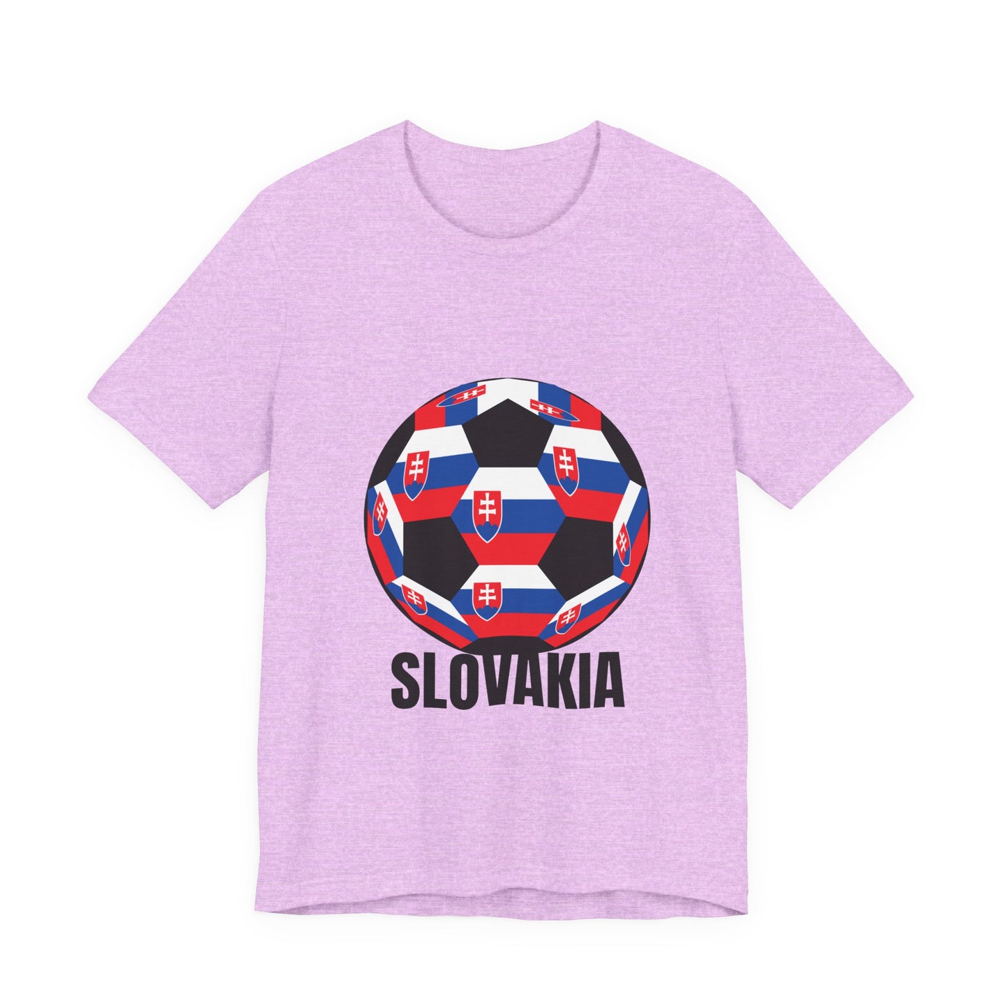 Slovakia Fan Specialty Soccer Ball Design T Shirt