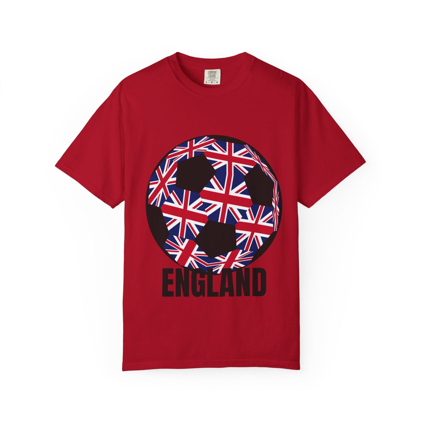 English Style Specialty Soccer Ball Design T Shirt