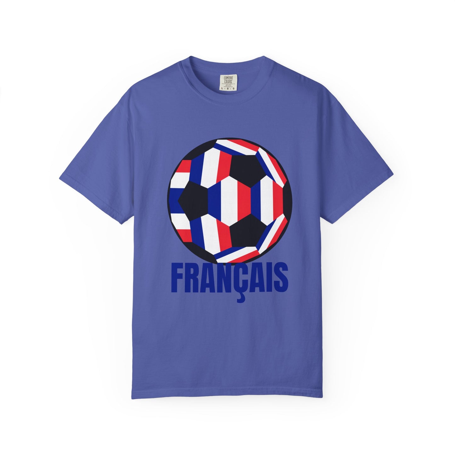 FRANÇAIS Fan Specialty Soccer Ball Design T Shirt