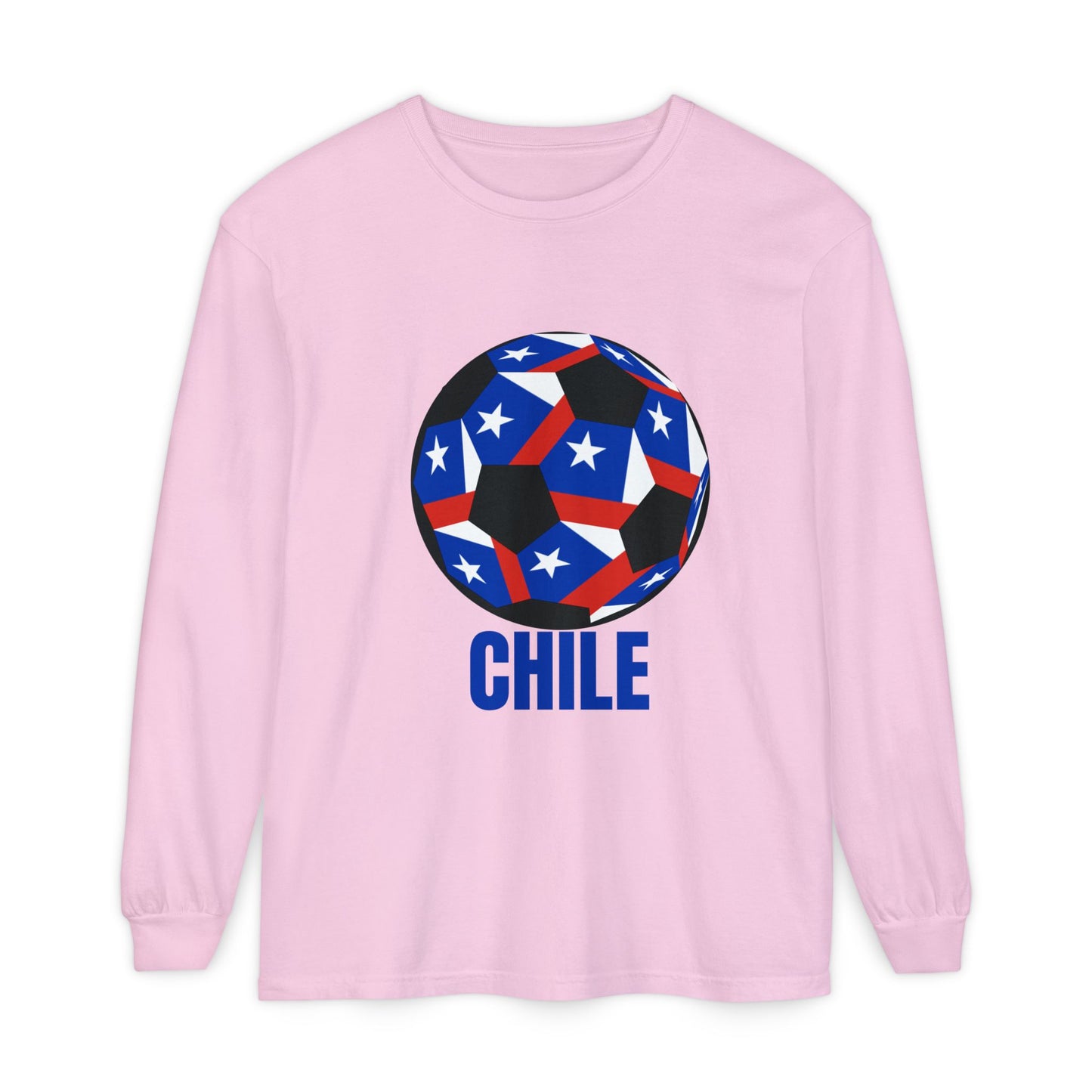Chile Fan Specialty Soccer Ball Design Long Sleeve