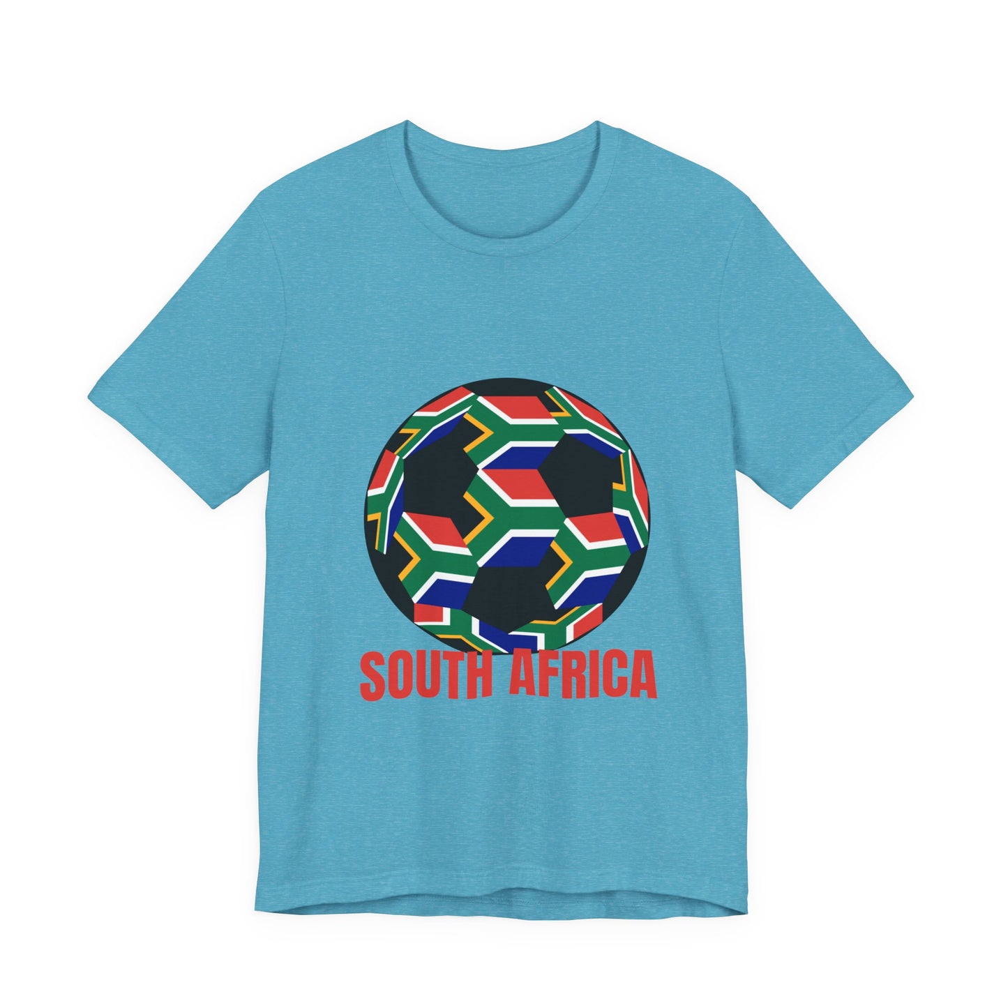 South Africa Fan Specialty Soccer Ball Design T Shirt