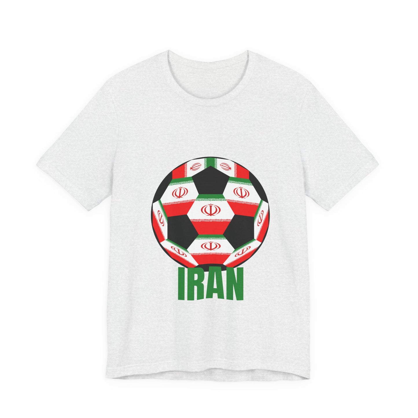 Iran Fan Specialty Soccer Ball Design T Shirt