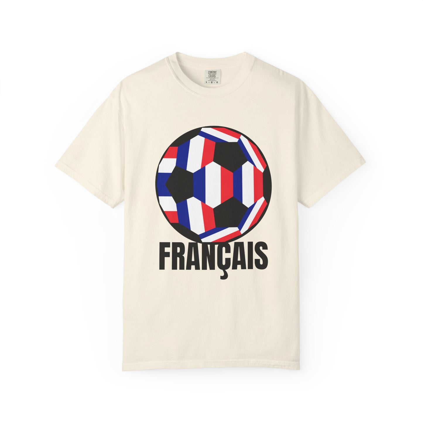 FRANÇAIS Fan Specialty Soccer Ball Design T Shirt