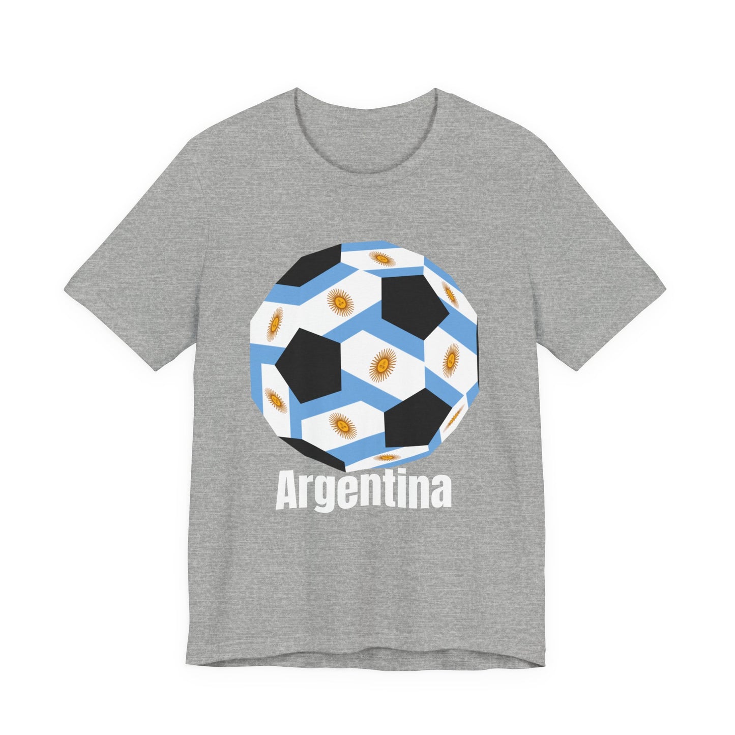 Argentina Fan Specialty Soccer Ball Design T Shirt