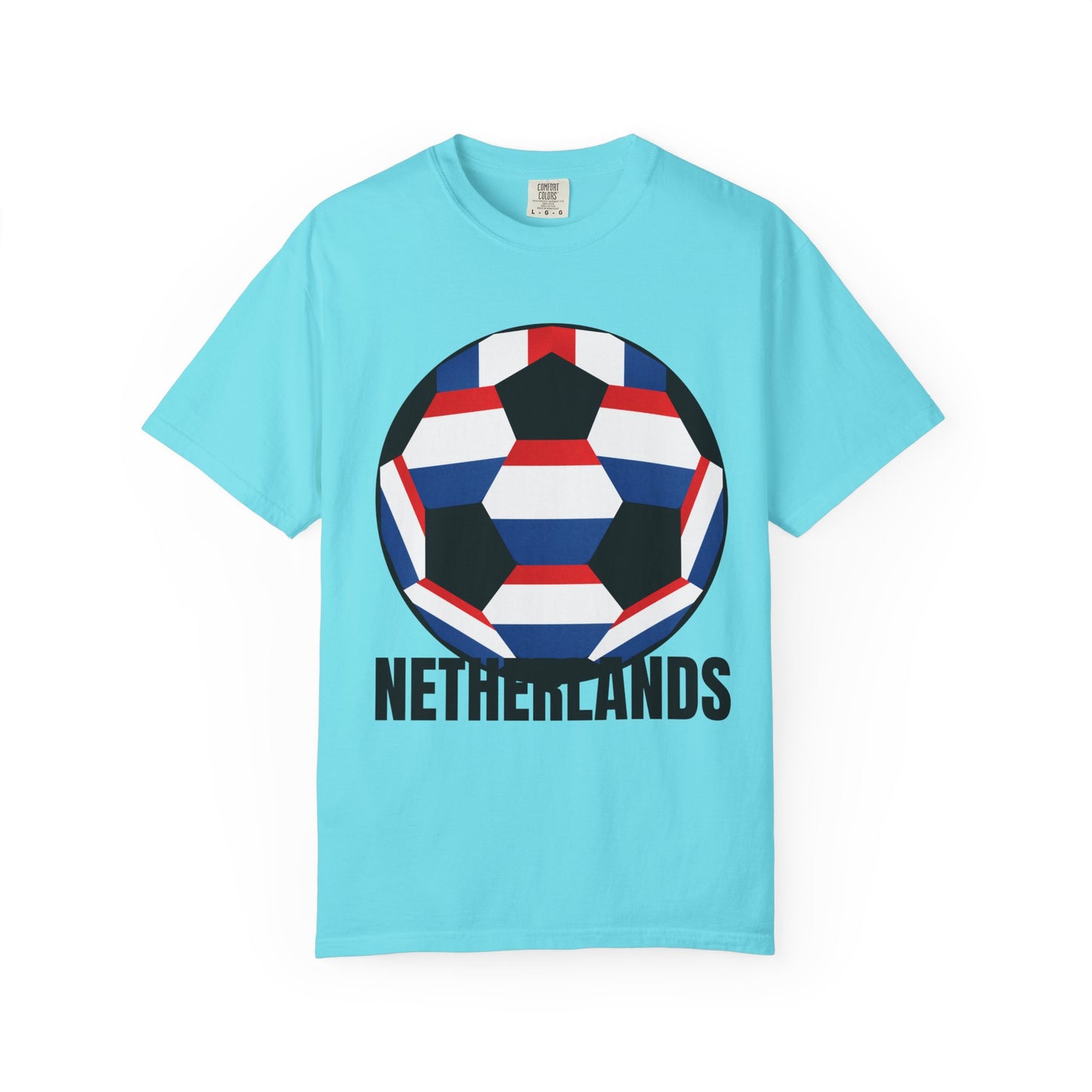 Netherlands Fan Specialty Soccer Ball Design T Shirt