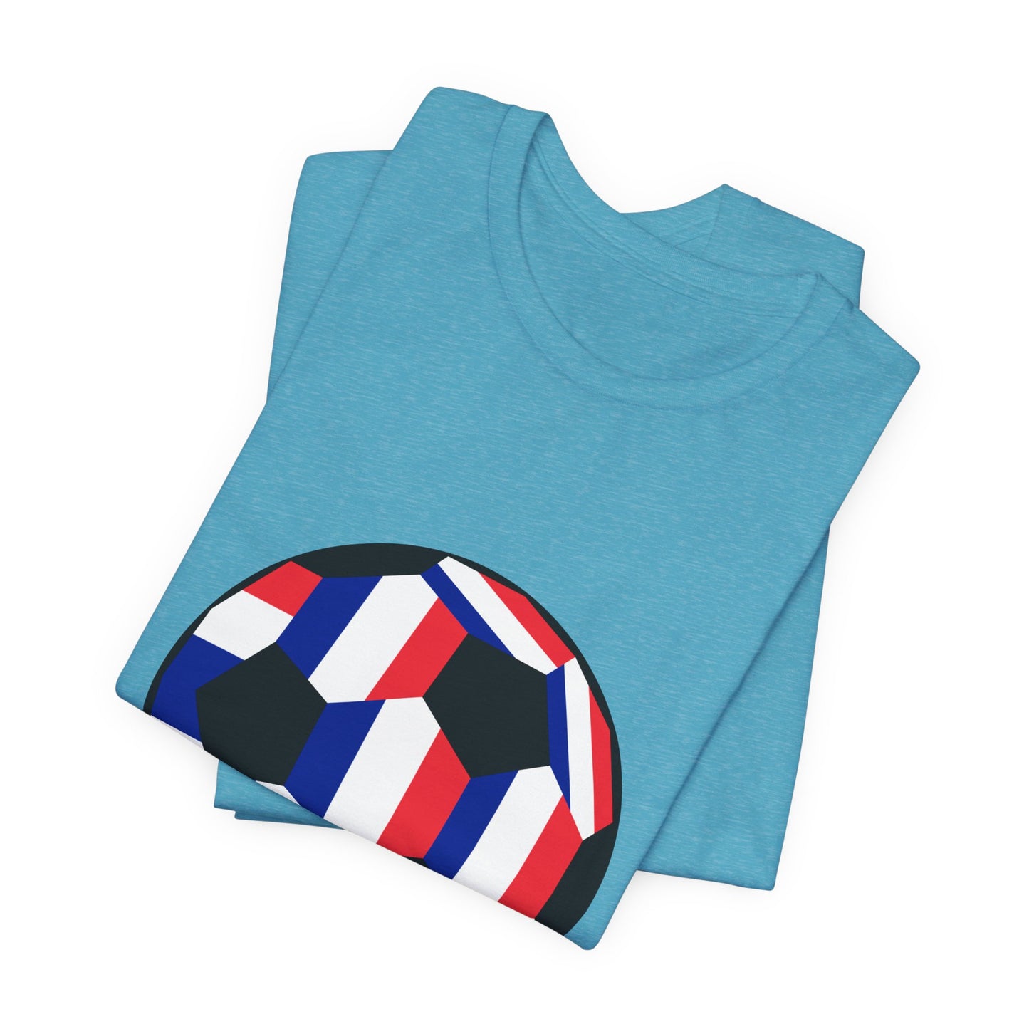 Francais Fan Specialty Soccer Ball Design T Shirt