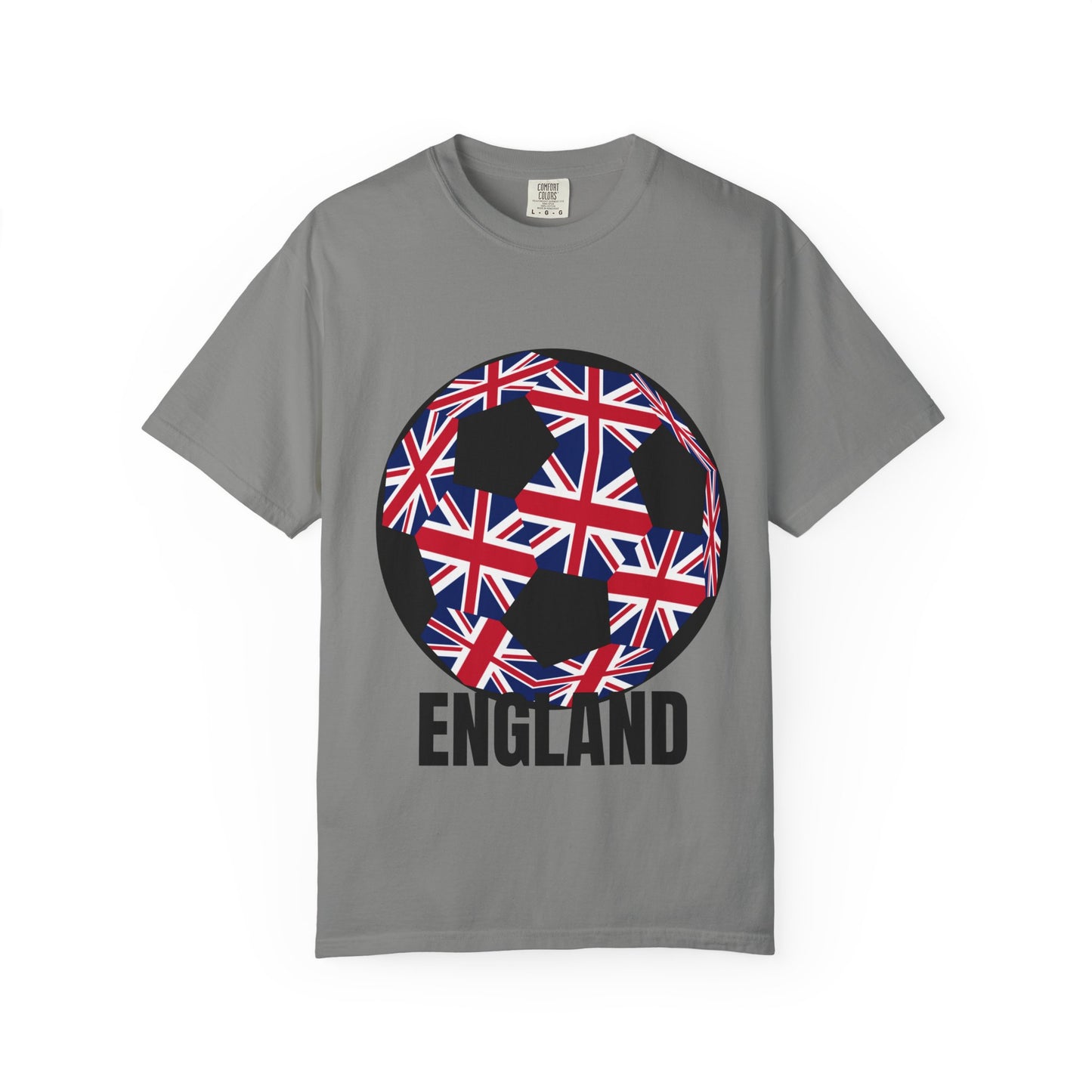English Style Specialty Soccer Ball Design T Shirt
