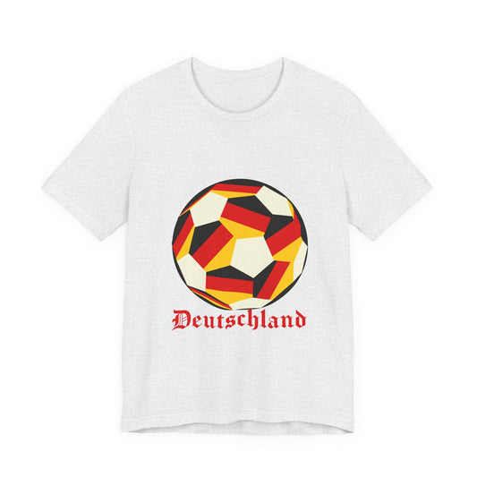 Deutschland Fan Specialty Soccer Ball Design T Shirt