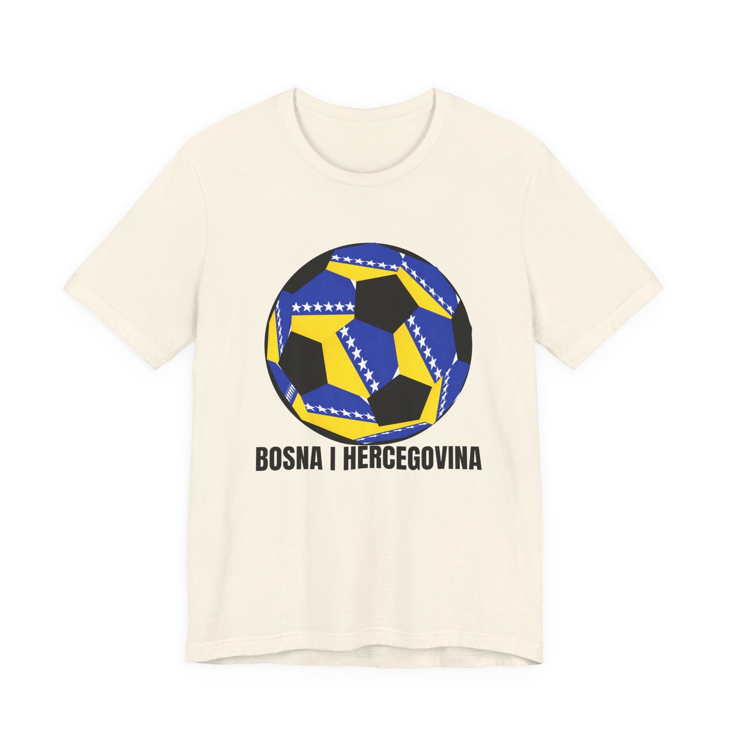 Bosnia Herzegovina Fan Specialty Soccer Ball Design T Shirt