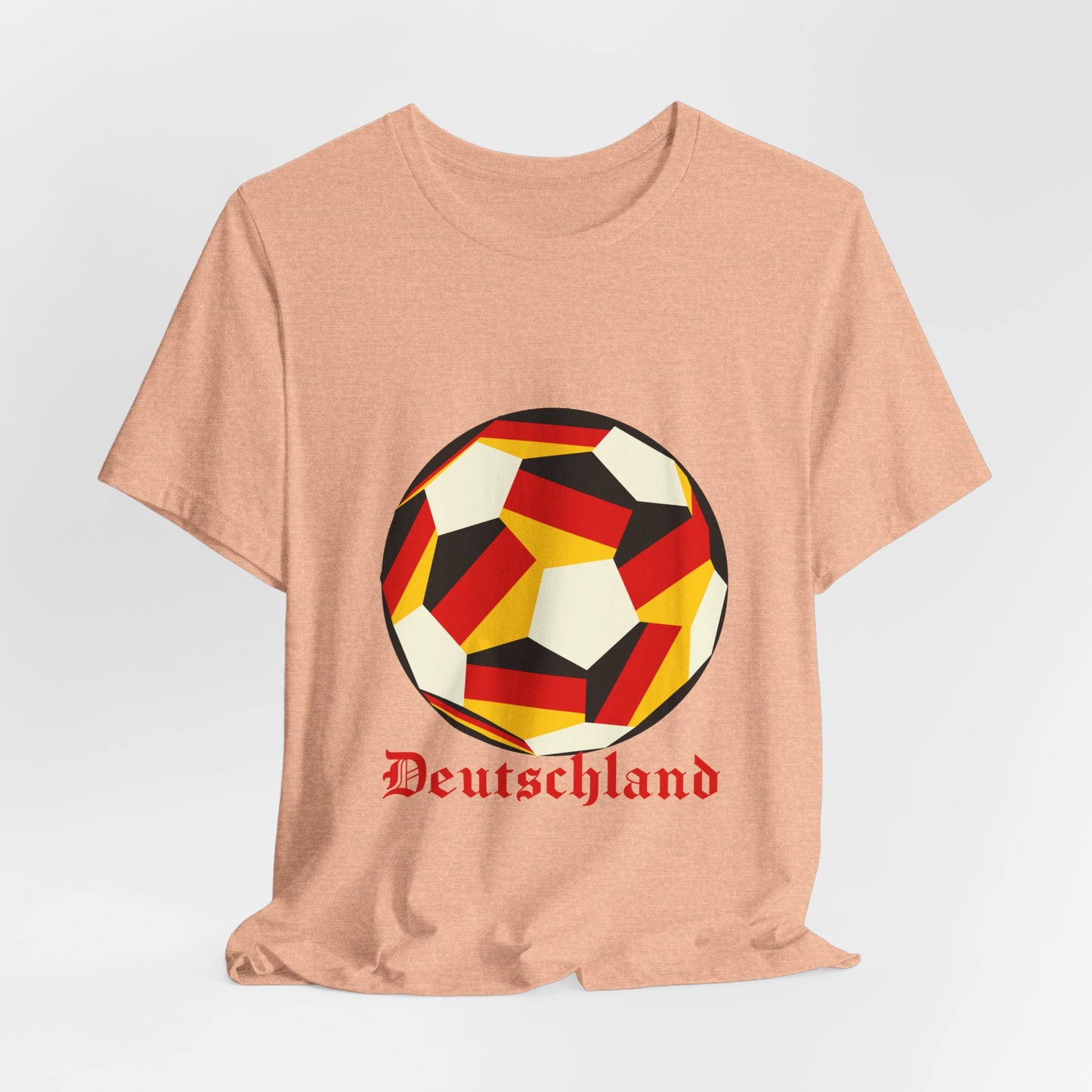 Deutschland Fan Specialty Soccer Ball Design T Shirt
