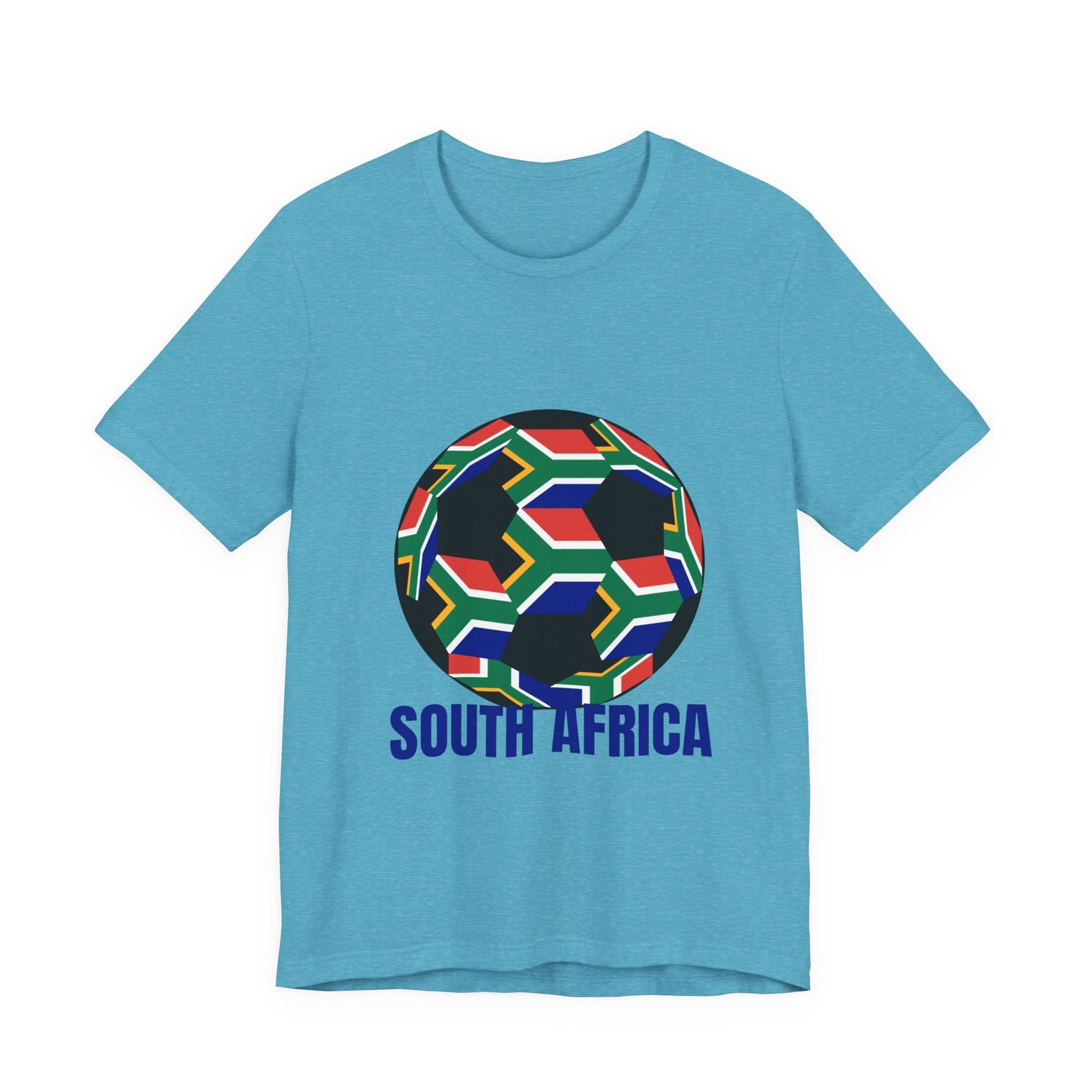 South Africa Fan Specialty Soccer Ball Design T Shirt