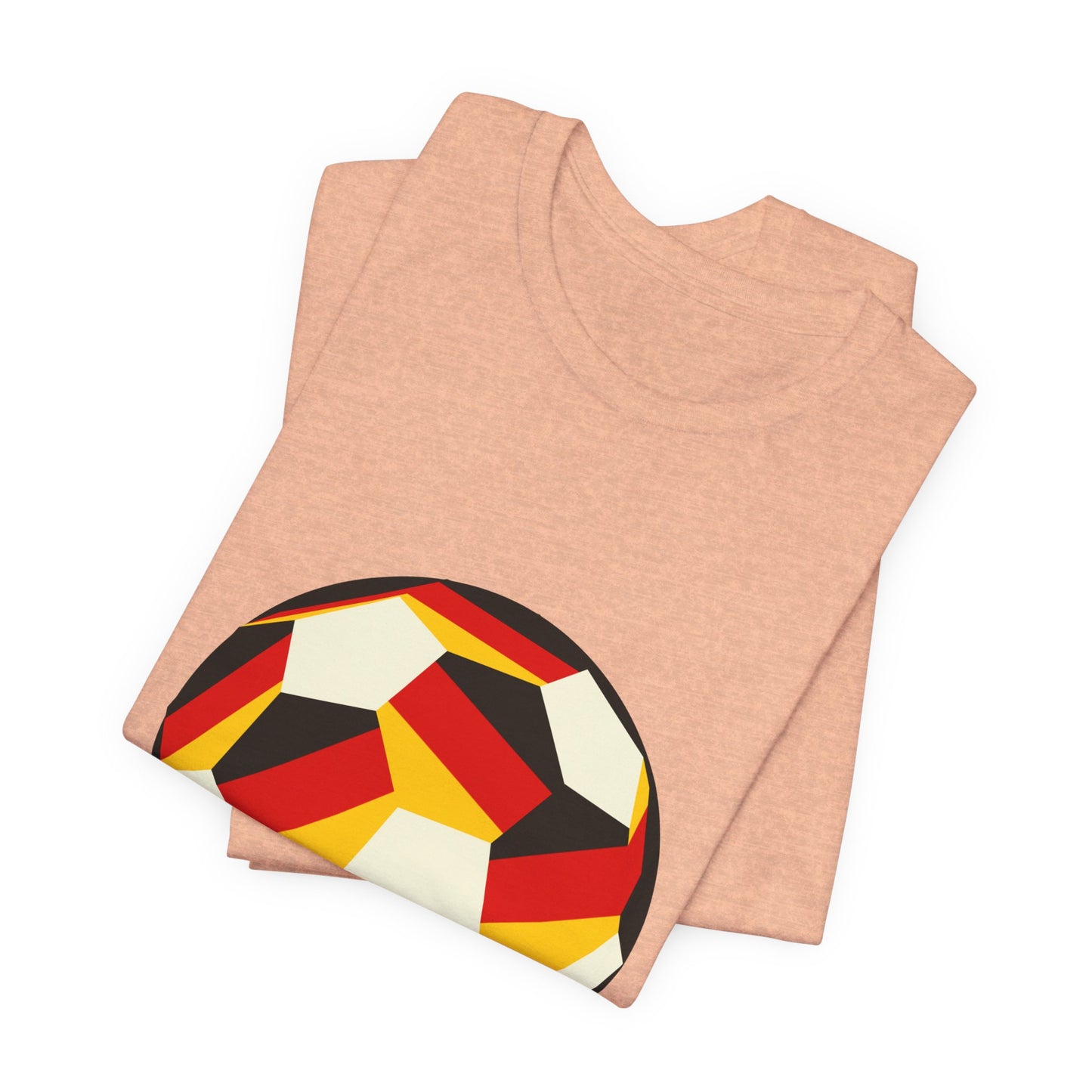Deutschland Fan Specialty Soccer Ball Design T Shirt