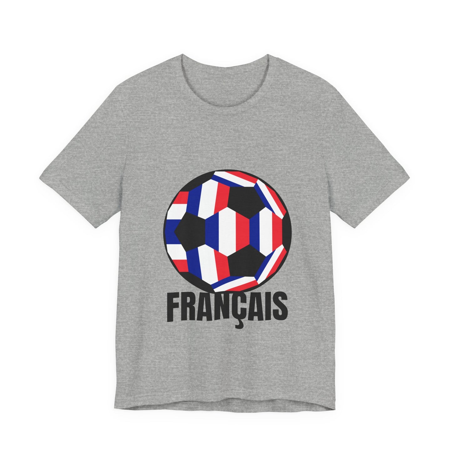 Francais Fan Specialty Soccer Ball Design T Shirt