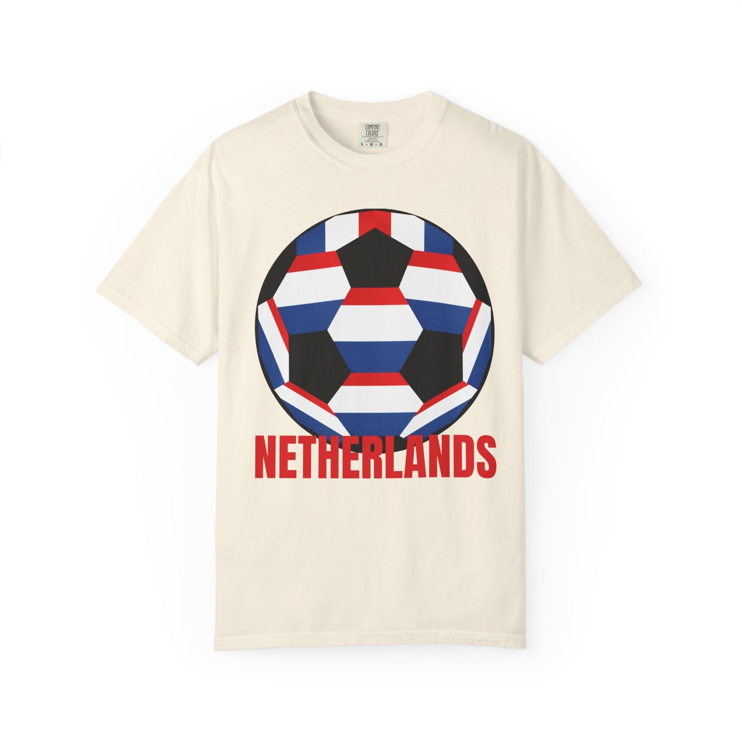 Netherlands Fan Specialty Soccer Ball Design T Shirt
