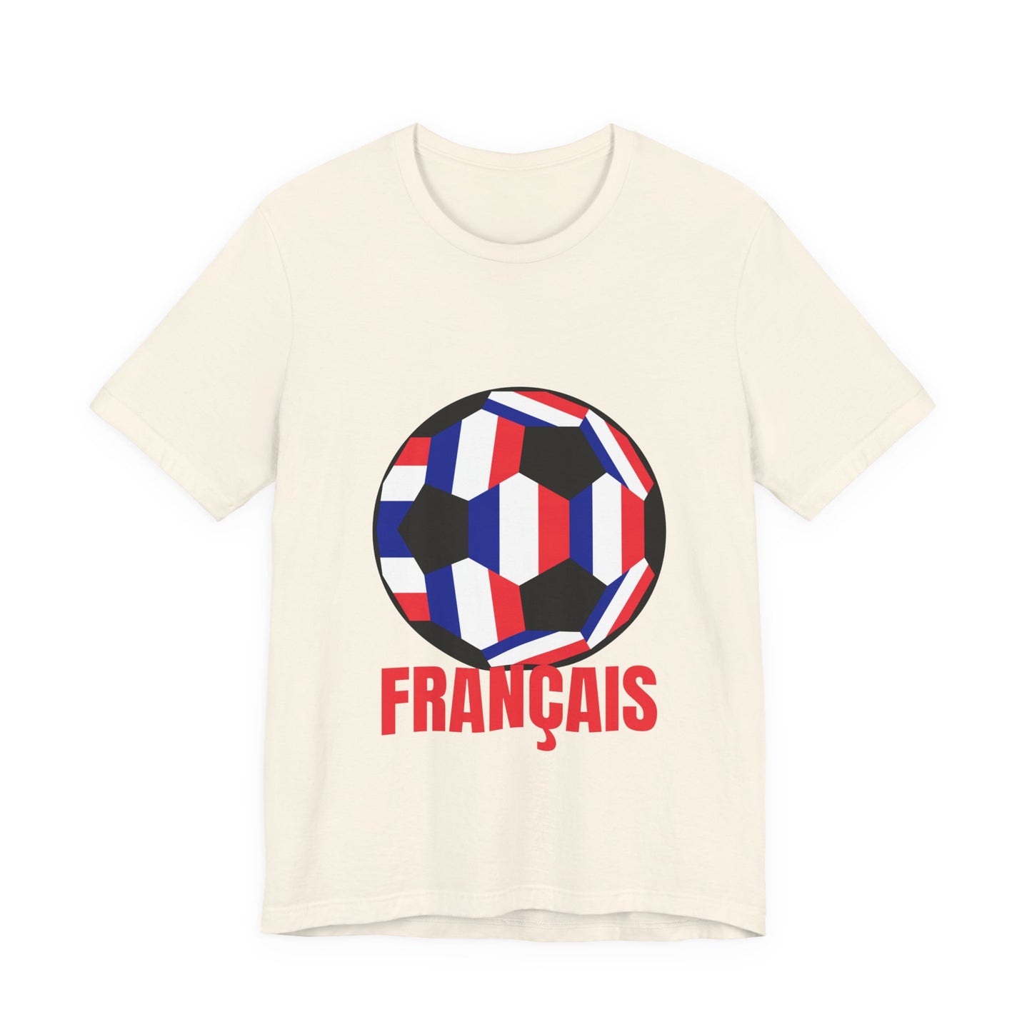 Francais Fan Specialty Soccer Ball Design T Shirt
