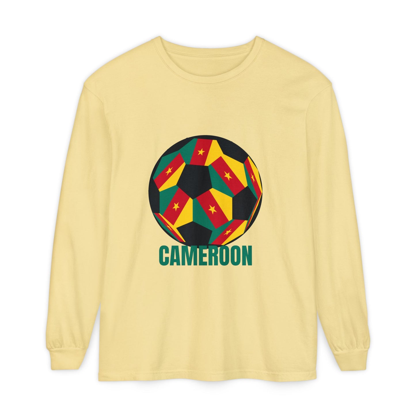 Cameroon Fan Specialty Soccer Ball Design Long Sleeve