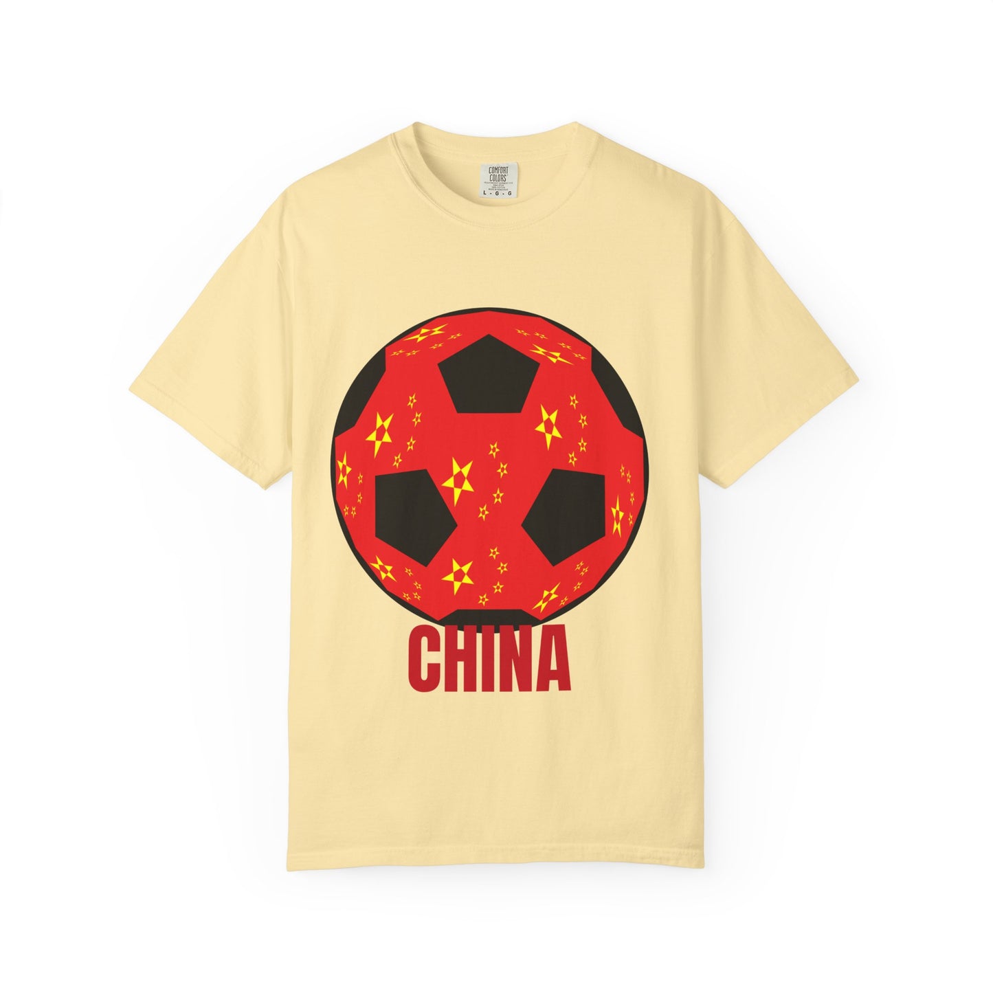 China Fan Specialty Soccer Ball Design T Shirt