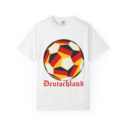 Deutschland Fan Specialty Soccer Ball Design T Shirt