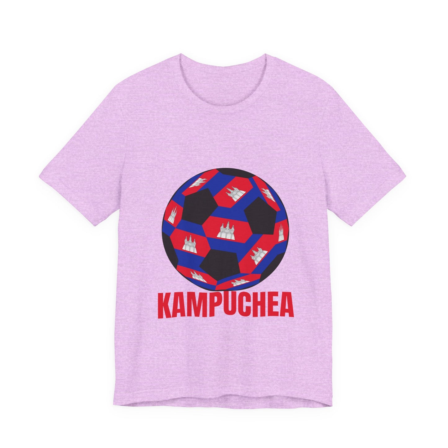 Kampuchea Fan Specialty Soccer Ball Design T Shirt