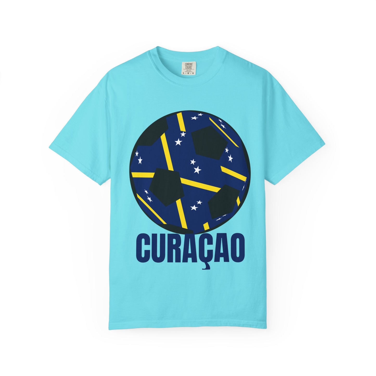 CURAÇAO Fan Specialty Soccer Ball Design T Shirt