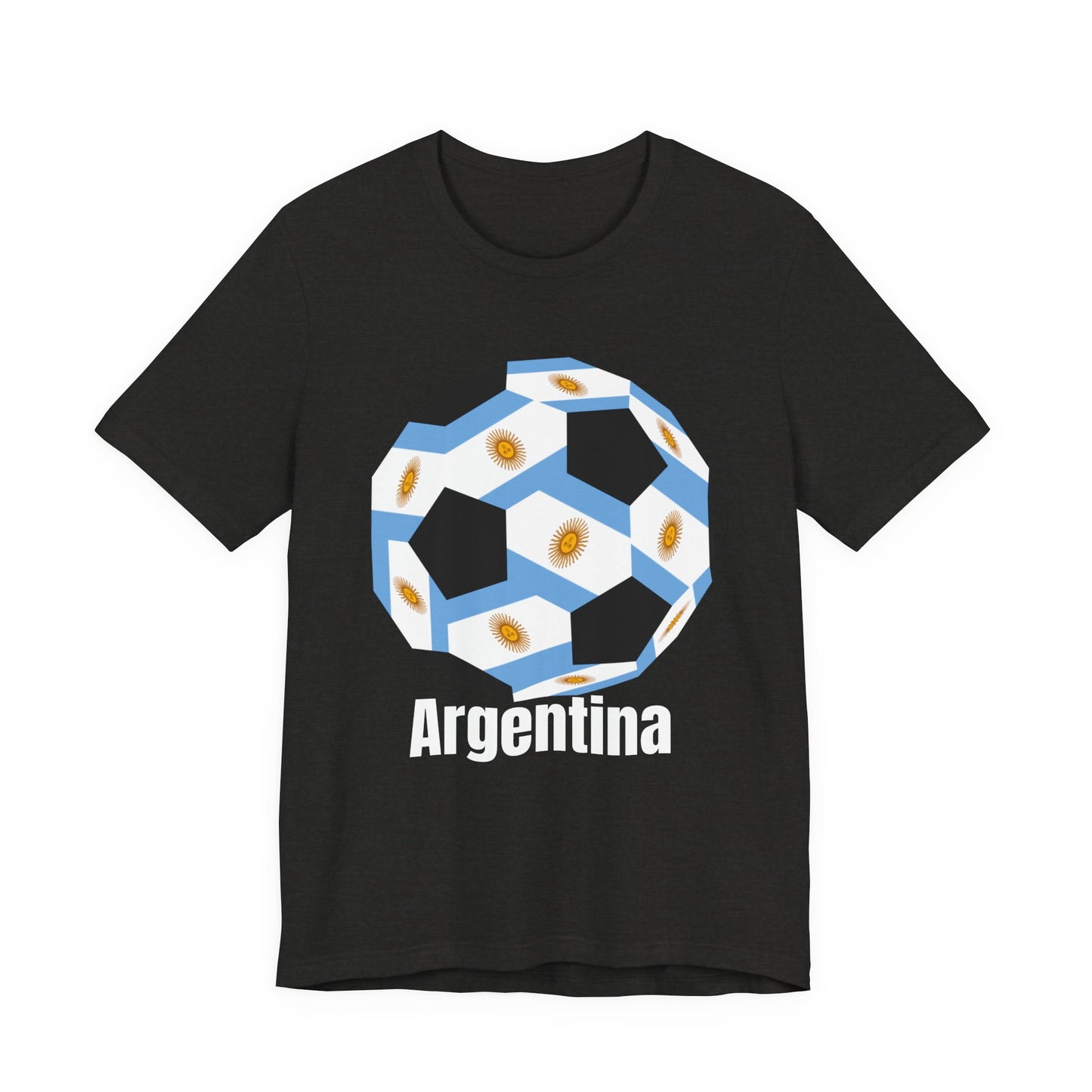 Argentina Fan Specialty Soccer Ball Design T Shirt