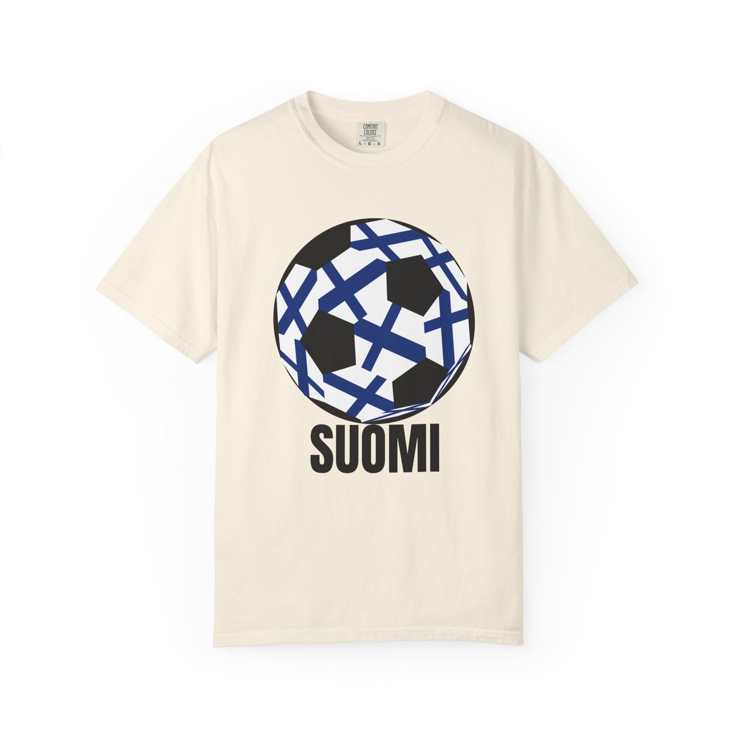 Suomi Fan Specialty Soccer Ball Design T Shirt