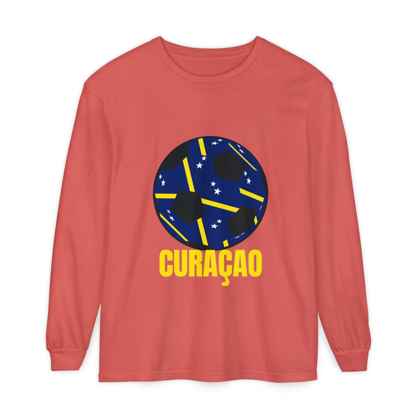 Curacao Fan Specialty Soccer Ball Design Long Sleeve