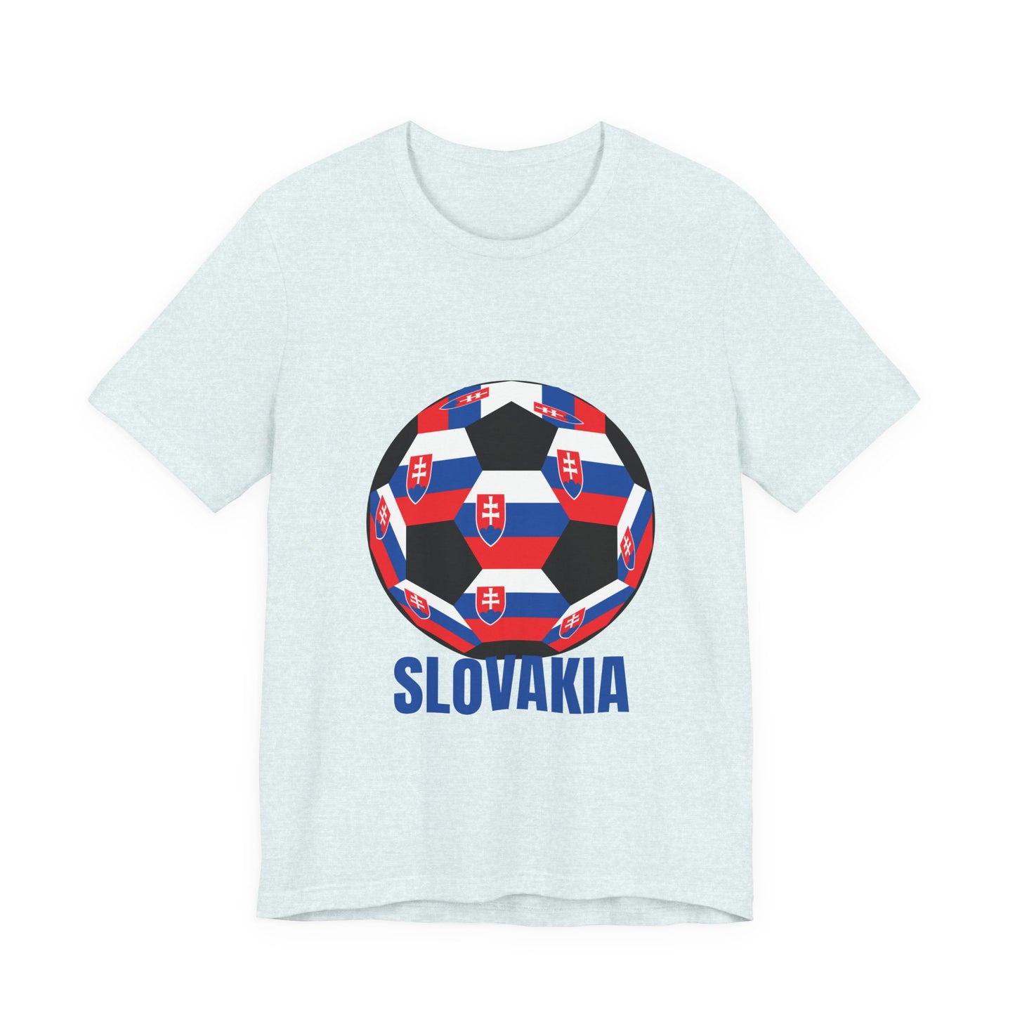 Slovakia Fan Specialty Soccer Ball Design T Shirt