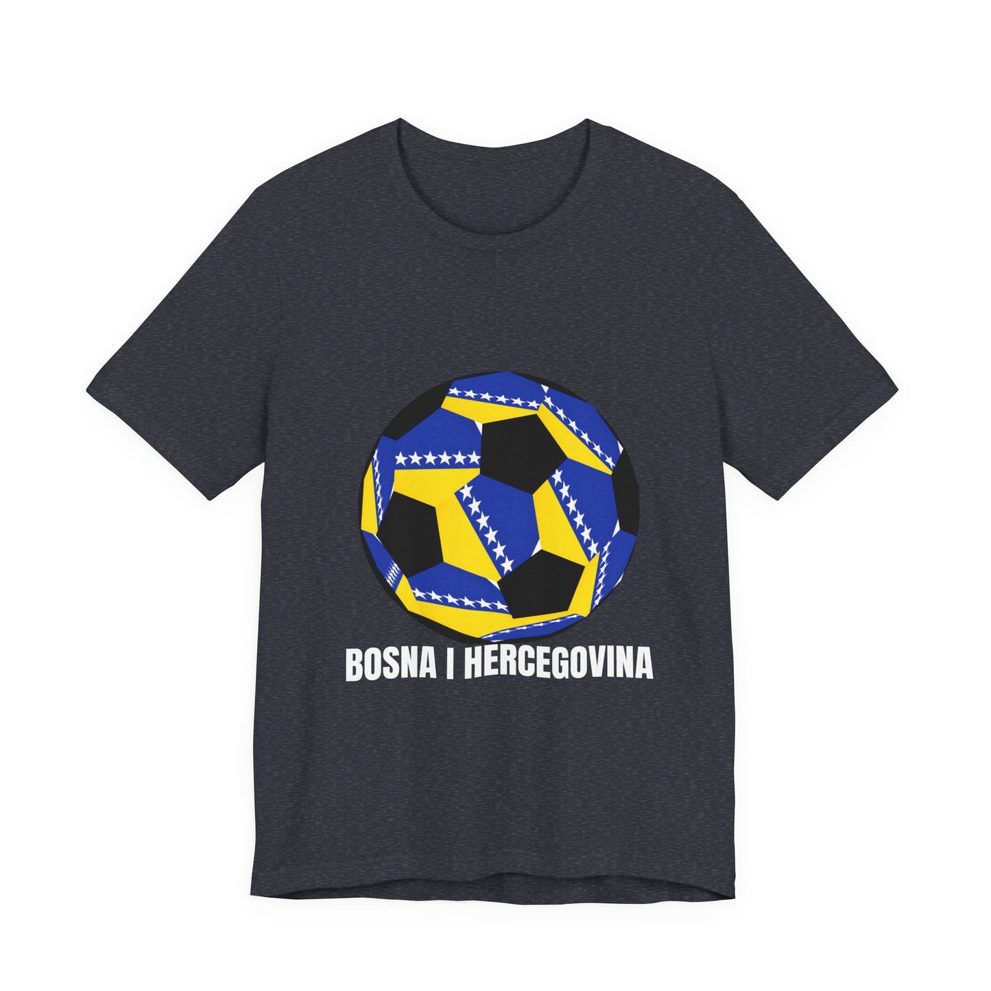 Bosnia Herzegovina Fan Specialty Soccer Ball Design T Shirt