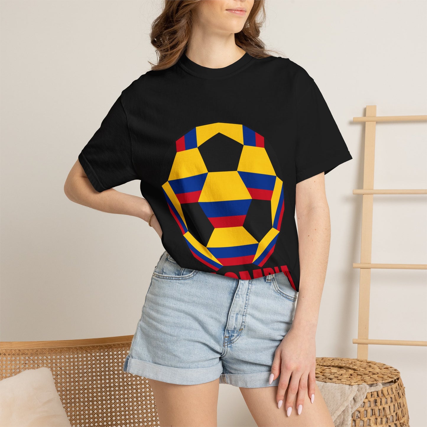 Columbia Fan Specialty Soccer Ball Design T Shirt
